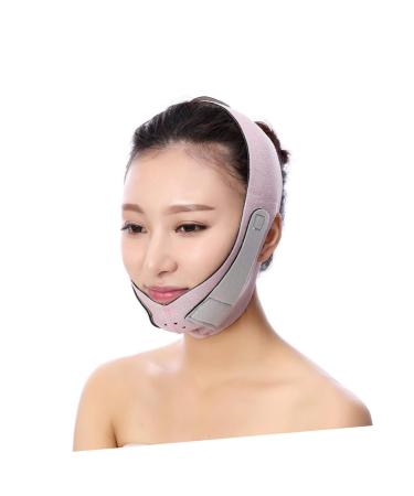 Ipetboom 1pc Slimming Belt V Shape Thin Masseter Chin Slim Strap Neoprene Material -lifting Artifact Chin Straps Chin Lift Facial Lifting Belt Pink Thin