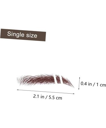 FOMIYES 12 Pcs Eyebrow Stickers Stickers Black Out Stickers Temporary Brow Tattoos 4d Shaper - Buy Online on GoSupps.com