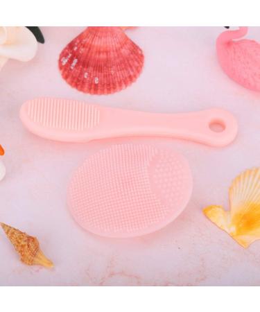 Silicone Face Scrubber Manual Facial Cleansing Brushes Face Massager and Exfoliator Handheld Mat For Sensitive Delicate Dry Skin (2pcs set) - Buy Online on GoSupps.com