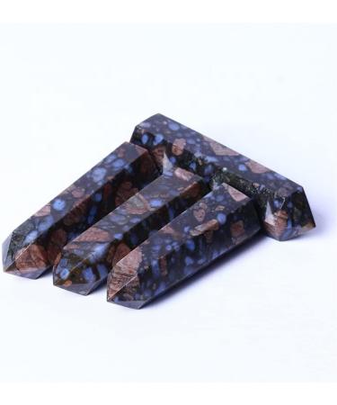 Meditation Gift Natural Crystal Blue Light Stone Pagoda Home Meditation Reiki Decoration Pack of 1 (Size : 7-8cm) - Buy Online on GoSupps.com