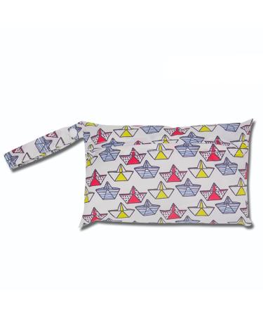 Egurs Wetbag Waterproof Reusable Diaper Bag Nappy Bag Ferry S 22 * 15cm S 22*15cm Ferry