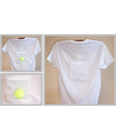 Original Snore Stopping Tennis Ball T-Shirt - Comfortable Solution for Snorers - White - Buy Online on GoSupps.com