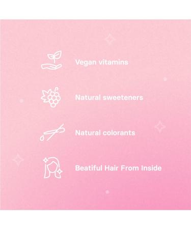 Bloom Hair Gummies: Biotin & Vegan Supplements for Rapid Hair Growth - 1 Month Supply - Buy Online on GoSupps.com