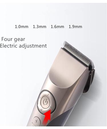 Buy Professional Hair Clippers for Men - Rechargeable 250 Mins Titanium Alloy Cutter Speed Adjustment - Best Barber Trimmer Online - Buy Online on GoSupps.com