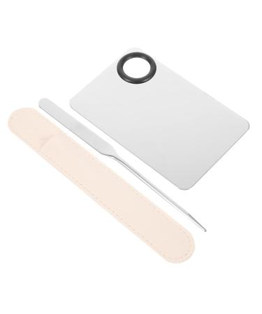 5 Sets Liquid Foundation Palette & Stainless Steel Spatula - Premium Makeup Mixing Tools for Flawless Application - Buy Online on GoSupps.com