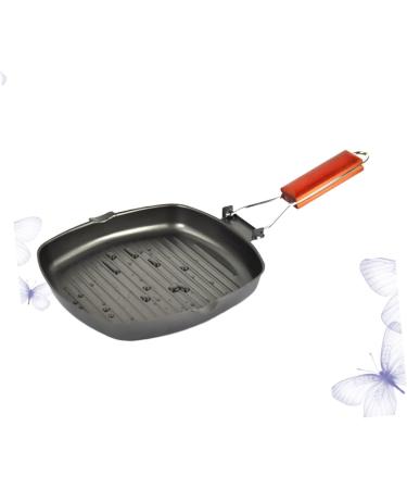 YOtat BBQ Grills Pancake Skillet Stove Burner Pans Nonstick Frying Pans BBQ Griddle Grilling Pan Grill Pancake Griddle Square Pot Chic Steak Frying Pan Fashion Frying Pan Bakeware Black Wok - Buy Online on GoSupps.com