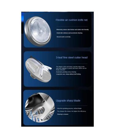Portable Electric Shaver for Men | Mini Beard Shaver with LCD Display | Rechargeable Travel and Home Use - Buy Online on GoSupps.com
