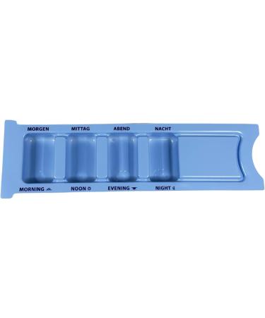 Buy Medicinal Dispenses: Medication Organizer & Dosing Aid | Daily Tablet Dispenser for Morning Noon Evening & Night (7 Compartments) - Buy Online on GoSupps.com