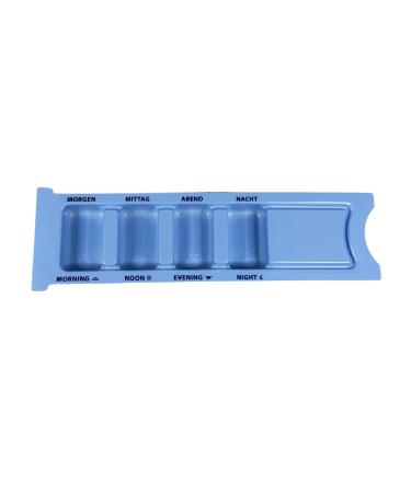 Medicinal dispenses I medication organizer I dosing aid for medication i tablet dispenser I daily dosage tomorrow - noon - evening - night (100)