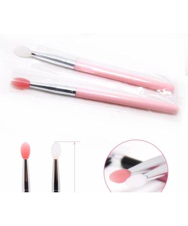 Silicone Lip Brush Set - 2PCS Makeup & Eyebrow Brushes for Perfect Lips | International Shipping - Buy Online on GoSupps.com
