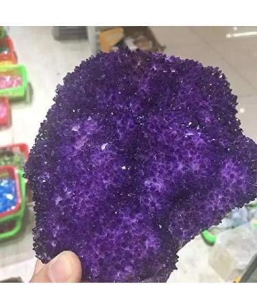 Natural Crystal Rough Fengshui Decoration Amethyst Cluster geode Minerals Crafts 1000g-1500g 1pc Purple - Buy Online on GoSupps.com