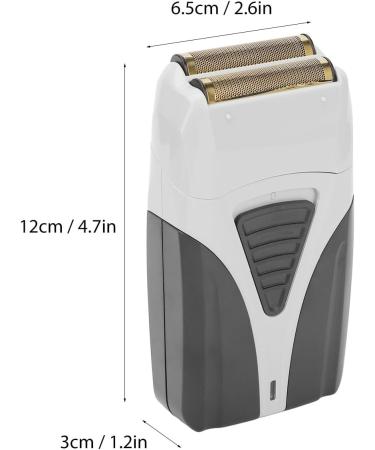 Cordless Hair Clippers Kit with Rechargeable Battery Electric Hair Clipper Double Net Perfect Fitting Aluminium Alloy Cutter Hair Grooming Trimmer Black White - Buy Online on GoSupps.com
