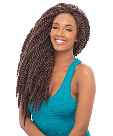 Janet Collection Noir 2X Mambo Twist Braid 24" - Off Black - Premium Quality Hair Extensions for International Shipping - Buy Online on GoSupps.com