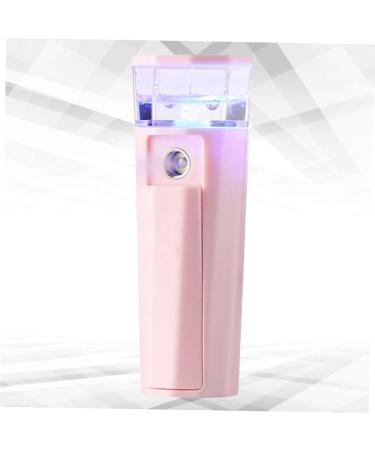 Housoutil 1pc Face Humifigier Face Portable Steamer Small Humidifiers Nano Mist Sprayer Handy Mister Face Spa Face Steamer Facial Spa Steamer Mini Hydrating Instrument Pink - Buy Online on GoSupps.com