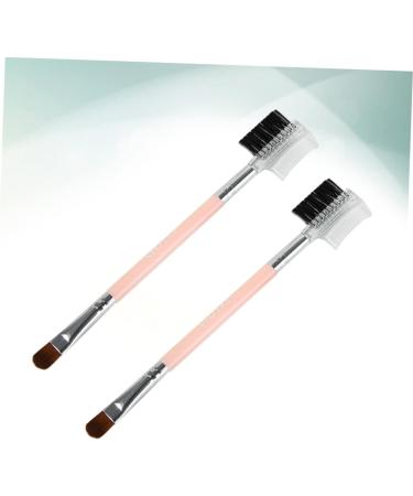 Didiseaon Spoolie Brush 1 Eyeshadow Makeup Brush Brow Brush Double-headed Eyeshadow Brush Lip Makeup Face Makeup Brushes Women Makeup Brush Eyelash Brush Portable Pink Beauty Tools Miss - Buy Online on GoSupps.com