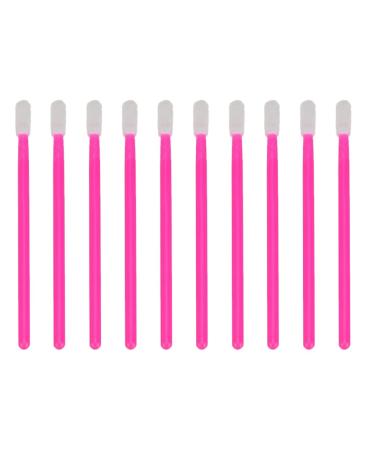 FRCOLOR 100pcs Flat Head Tongue Lip Brush Disposable Makeup Lip Disposable Skin-friendly Makeup Fine Makeup Makeup Women s Suits Gloss Bulk