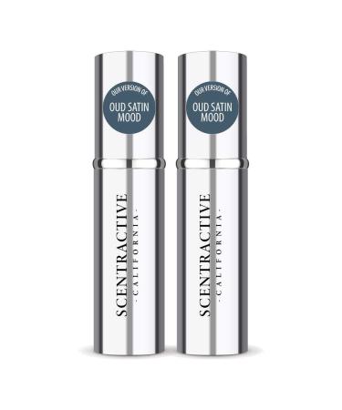 CA Perfume Impression of Maison Francis K. Oud Satin Mood For Men Replica Version Fragrance Dupes Concentrated Long Lasting Eau de Parfum Spray Refillable Atomizer Bottle 0.17 Fl Oz/5ml-X2 MAISON FRANCIS K. OUD SATIN MOOD IMPRESSION 0.34 Fl Oz (Pack of 1)