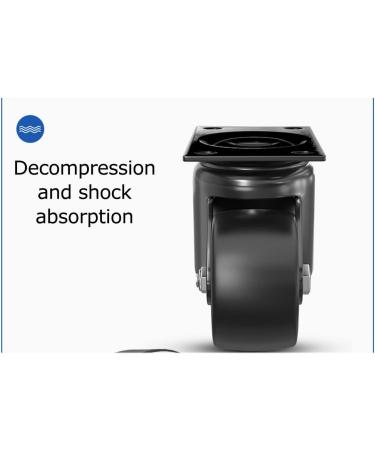 Threaded Shaft Swivel Castors Ball Castors Set of 4 Low Profile Threaded Shaft Swivel Castors Mini Swivel Castors Nylon Plastic Swivel Castors for Workbenches and Tables(2" 2Locking Casters) 2Locking Casters 2" - Buy Online on GoSupps.com