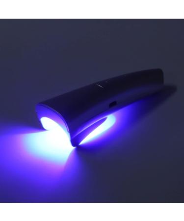 Mini UV Nail Lamp Quick Drying Gel Nail Light with 3 Gears Portable Nail Dryer with Lasting Endurance Compact Size for Home DIY Manicure (Silver) - Buy Online on GoSupps.com
