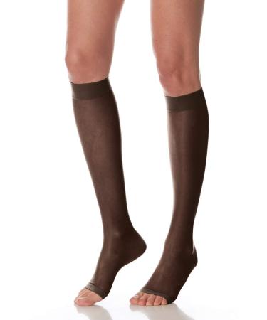 Scudotex Media Short 240 Denier Open Open Lace Color Black Size 6-1 Piece