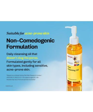 ma:nyo Pure Cleansing Oil - Korean Facial Cleanser for Women | Blackhead Melting & Makeup Removal with Argan Oil | Minions Edition - Shop Now - Buy Online on GoSupps.com