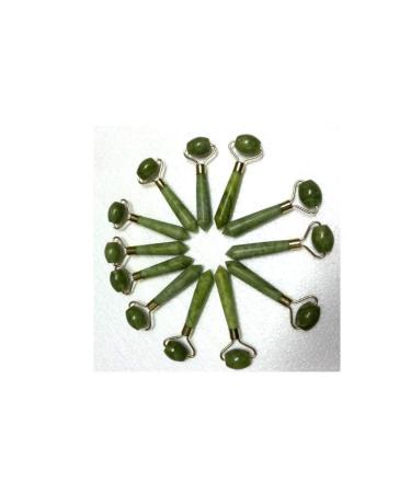 100% Natural Xiuyan Jade Single Point Roller (10cm2.5cm)