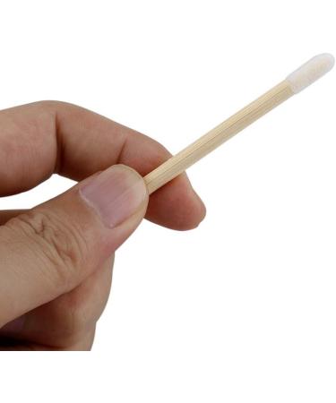200Pcs Disposable Make Up Lip Brush Lip Gloss Wand with Bamboo Handle for Lip Lipstick Applicator Eyelash Extension Application Makeup Tool - Buy Online on GoSupps.com