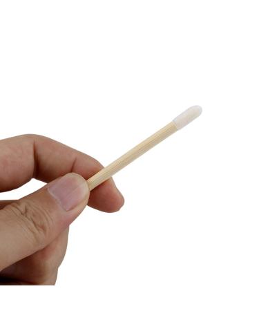 100pcs Disposable Lip Brushes | Eco-Friendly Makeup Applicators with Bamboo Handle - Lint Free Lipstick & Lip Gloss Wands - Buy Online on GoSupps.com