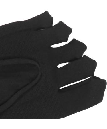 Toe Socks for Women Low Cut Polyester Socks to Absorb Sweat black - Buy Online on GoSupps.com
