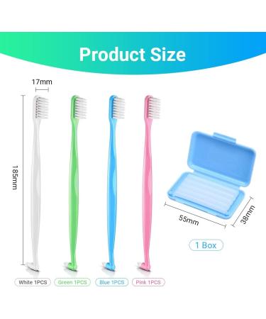 Braces Care Kit: Double-Sided Toothbrushes Interdental Brushes & Wax - 5-Piece Set for Optimal Oral Hygiene - Buy Online on GoSupps.com