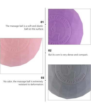 Buy Sosoport 2 STK Silicone Deep Tissue Massage Balls - Myofascial & Trigger Point Massage for Feet & Yoga | Gunkel Fitness Pebbles for Fasciitis - Buy Online on GoSupps.com