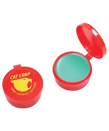 EK USA, Cat Crap, Anti-Fog Lens Cleaner Balm, Safe on All Lenses, Eyeglasses, Goggles, and Camera Lenses - 0.5 Ounce, 4-Pack Balm Cleaner 4pack