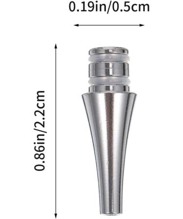 SEWACC Rhinestone Sticky Pen Tips 6pcs Cases Nail Embroidery Drill Art Tool Point for Steel Tips Pen Replacement Diy Heads 2.2X0.5cm - Buy Online on GoSupps.com