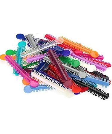 QUUPY 1040pcs Multicolor Orthodontic Ligature Ties & O-Rings for Braces | Elastic Bands for Ultimate Comfort - Buy Online on GoSupps.com