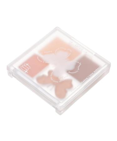 VINTORKY Plastic Pink Eyeshadow Palette Eye Shadow Plate Glitter Eyeshadow Makeup Tray