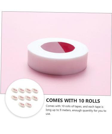 MAGICLULU 10 Rolls Grafting Tape Eyelash Tape for Lash Extensions Lash Extension Tools Eyelash Tape Adhesive False Eyelashes The Tape Extend Non-woven Tape Miss White Breathable - Buy Online on GoSupps.com