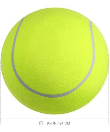 LUOEM Large Tennis Ball for Pets - 9.5 Inch Outdoor Sports Ball for Dogs | Durable & Fun Playtime - Buy Online on GoSupps.com