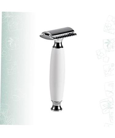 Frcolor Double Safety Razor for Men - Long Handle Manual Shaver with Double-Edged Blades | Ideal for Electricians & Smooth Shaving - Buy Online on GoSupps.com