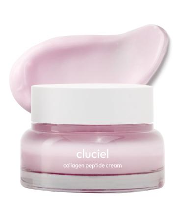 cluciel Collagen Peptide Cream I Korean Glass Skin Pore Care 24h Glow & Clear Plumped Skin (50ml / 1.69 fl.oz)