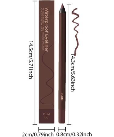 Eye Makeup Waterproof Eye Pencils High-Intensity Pigmentation Perfect Lines Smudge-Proof Non-Irritation Quick-Drying Water-Resistant - Long-Lasting Gel Eye Makeup Pen - Buy Online on GoSupps.com