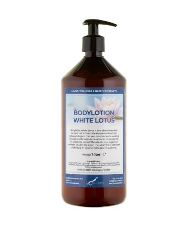 Claudius Bodylotion White Lotus 1 liter met pomp amber