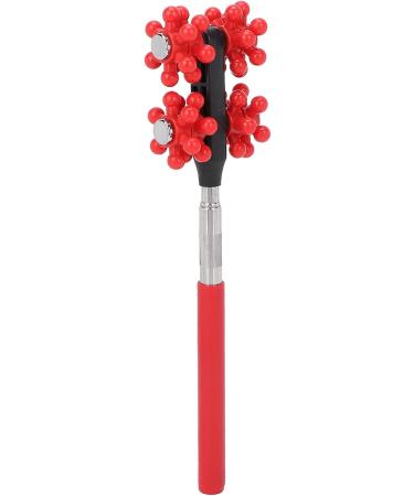 Telescopic Massage Stick - Pain Relief Roller for Sore Muscles | Back Massager for Men & Women (Red) - International Shipping Available - Buy Online on GoSupps.com