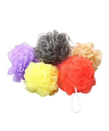 Bath Poufs Shower Sponge pack of 10 Assorted Colors