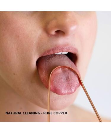 Buy Copper Tongue Cleaner - Effective Bad Breath Treatment for Adults & Kids | Oral Care & Hygiene (4 Pack) - Buy Online on GoSupps.com