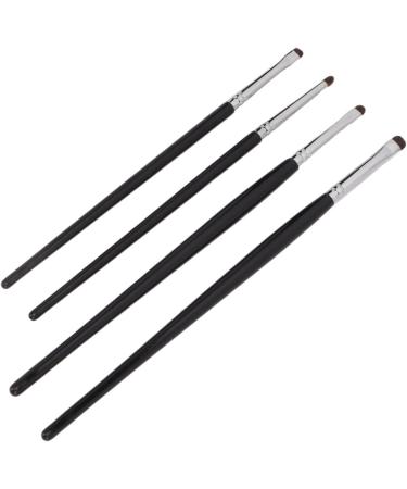 Eye Shadow Brush Kit Easy Apply Comfortable Grip Ergonomic Handle Detail Makeup Brush Kit 4pcs Moderate Texture Soft Hair for Home Use - Buy Online on GoSupps.com