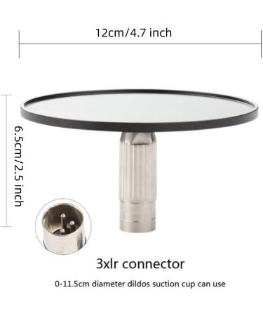 Ebiefly 2x DIY Massage Pistol Adapter Attachments | 3XLR Socket & Large Device Attachment | Relieve Sore Muscles & Stiffness | Key Diameter 12cm - Buy Online on GoSupps.com