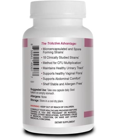 Essential Source Triactive Biotics for Women Probiotics for Women with 18 Strains, Organic VitaFiber Prebiotic & Cranberry for Digestive, Immune, Urinary & Vaginal Health 30 Capsules 30 Count (Pack of 1) - Buy Online on GoSupps.com