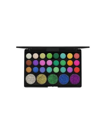 miduoidn Eyeshadow Palette Black Circles Handily Wear for Beginners Long-lasting 29 Colors Concealer Highlighter Face Kit Type 2 1 count (Pack of 1)