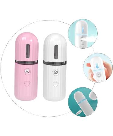 SOESFOUFU 2pcs Moisturizing Sprayer Humidifier Premium Facial Mister Home Face Sauna Handheld Sprayer Plating - Buy Online on GoSupps.com