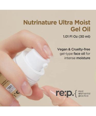 Buy RE:P Nutrinature Ultra Moist Gel Oil - 100% Vegan Cruelty-Free Face Oil | Moisturizing Argan & Jojoba | International Shipping - Buy Online on GoSupps.com